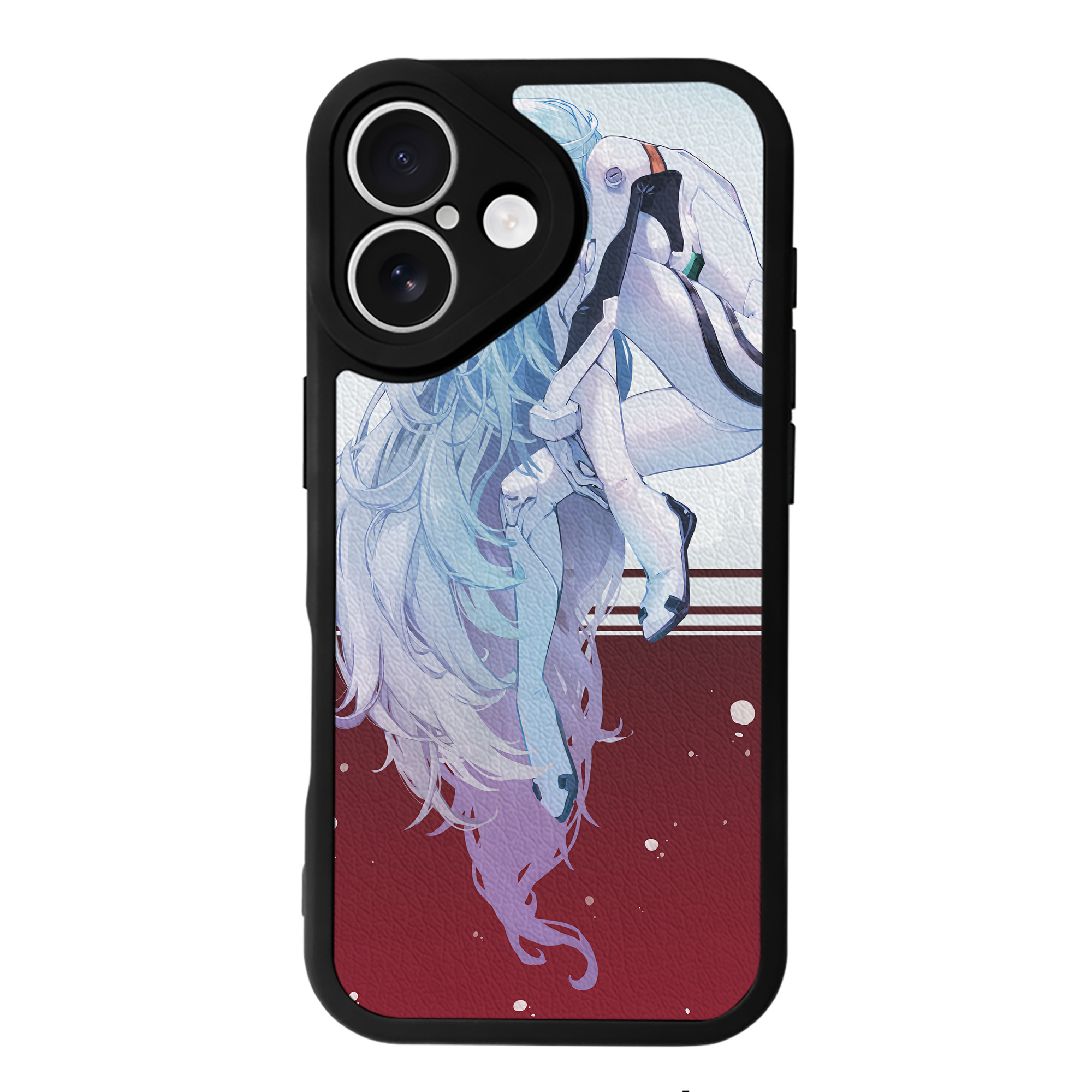 （画像用） EVA 新世紀エヴァンゲリオン 【iPhone 16シリーズ対応】シリコンスマホケース（レザー調） 材質：シリコン